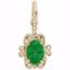 Picture of 05 Birthstone May Charm Pendant - 14K Gold