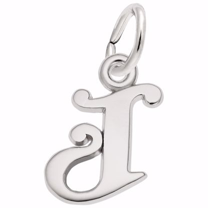 Picture of Init-J Charm Pendant - Sterling Silver