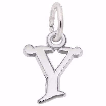 Picture of Init-Y Charm Pendant - Sterling Silver