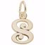 Picture of Init-S Charm Pendant - 14K Gold