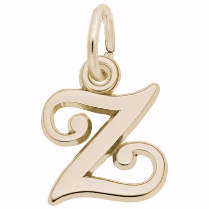 Picture of Init-Z Charm Pendant - 14K Gold