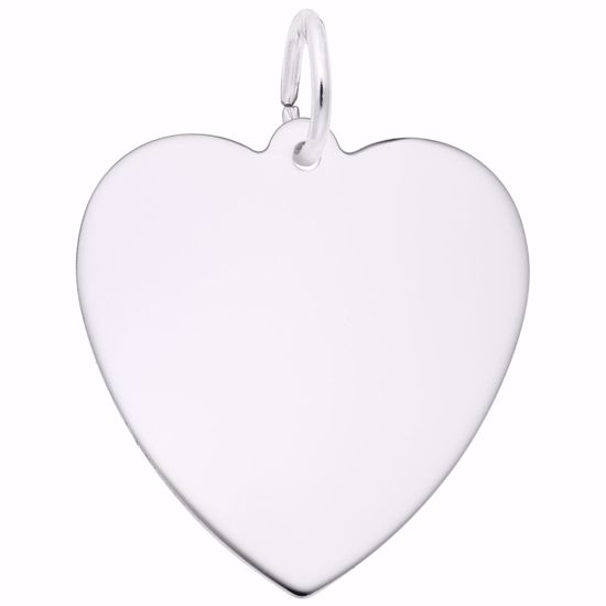 Picture of Heart - Classic Charm Pendant - Sterling Silver