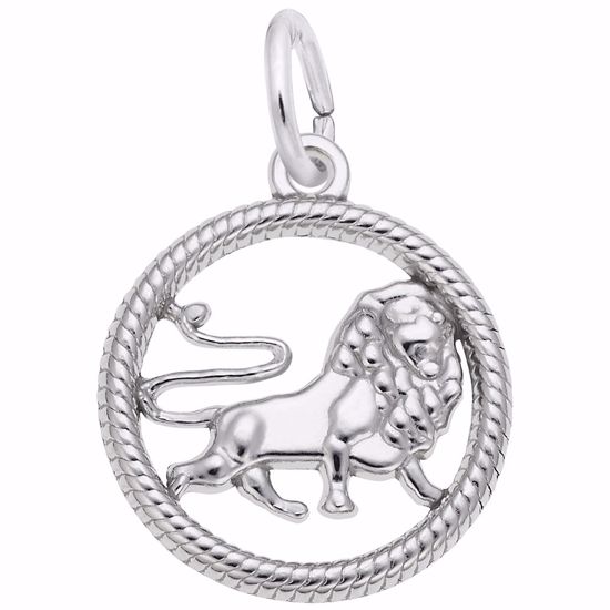 Picture of Leo Charm Pendant - Sterling Silver