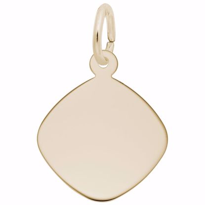 Picture of Disc Charm Pendant - 14K Gold