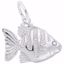 Picture of Angelfish Charm Pendant - Sterling Silver