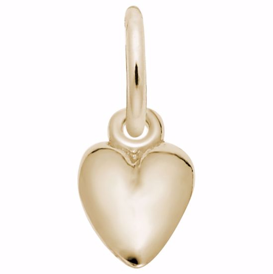 Picture of Heart Charm Pendant - 14K Gold