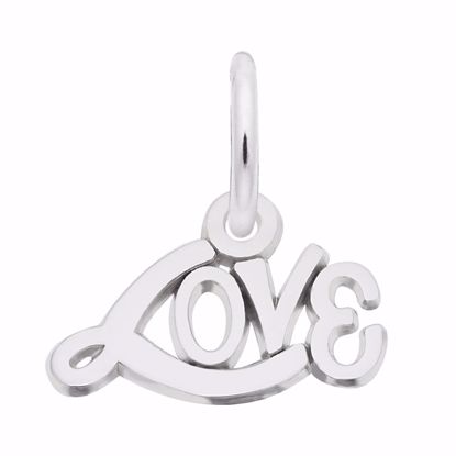 Picture of Love Charm Pendant - Sterling Silver