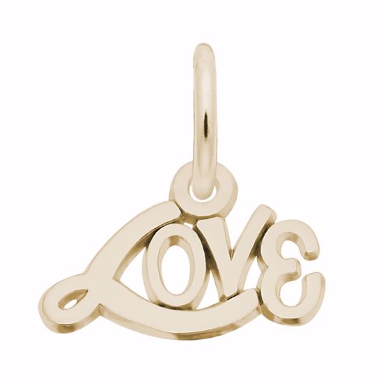 Picture of Love Charm Pendant - 14K Gold