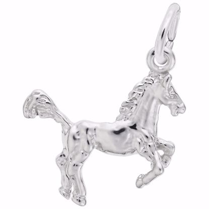 Picture of Horse Charm Pendant - Sterling Silver