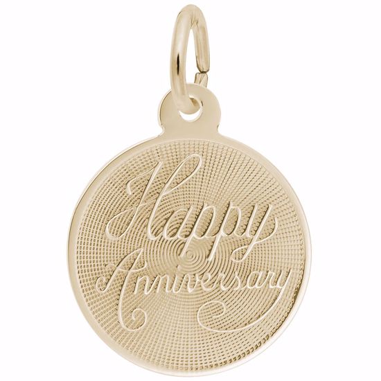 Picture of Anniversary Charm Pendant - 14K Gold