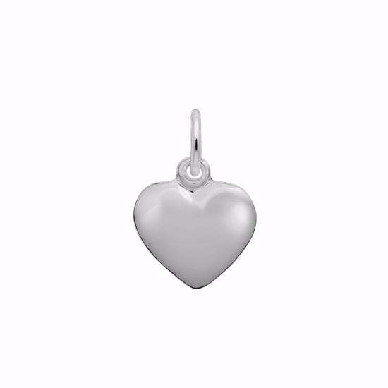 Picture of Heart Charm Pendant - Sterling Silver