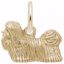 Picture of Shih Tzu Charm Pendant - 14K Gold