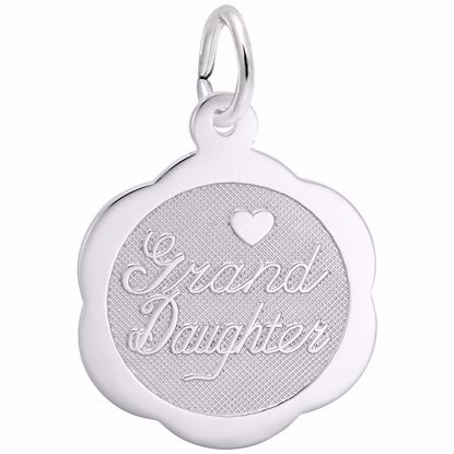 Picture of Granddaughter Charm Pendant - Sterling Silver