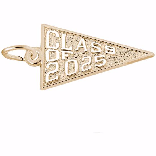 Picture of Class Of 2025 Charm Pendant - 14K Gold