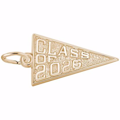 Picture of Class Of 2026 Charm Pendant - 14K Gold