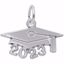 Picture of Grad Cap 2023 Large Charm Pendant - Sterling Silver