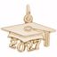 Picture of Grad Cap 2027 Large Charm Pendant - 14K Gold