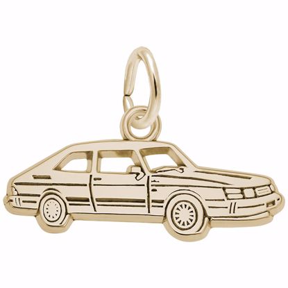 Picture of Car Charm Pendant - 14K Gold