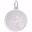Picture of Girl Confirm Charm Pendant - Sterling Silver