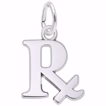 Picture of Pharmacy Charm Pendant - Sterling Silver
