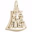 Picture of Live, Love, Laugh Charm Pendant - 14K Gold