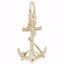 Picture of Anchor Charm Pendant - 14K Gold
