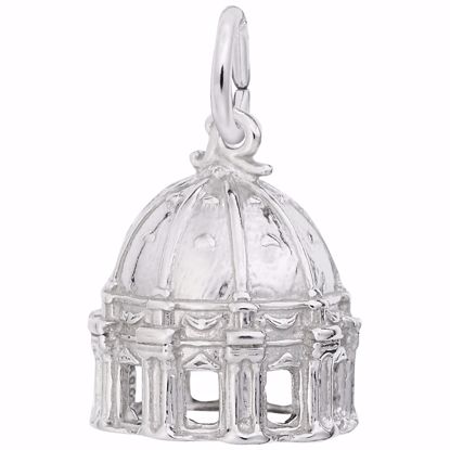 Picture of St. Pete Basilica Charm Pendant - Sterling Silver