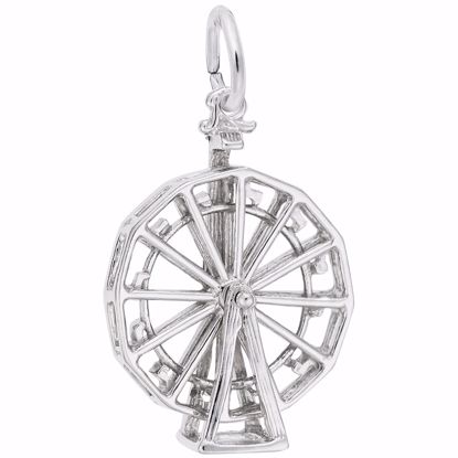 Picture of Ferris Wheel Charm Pendant - Sterling Silver