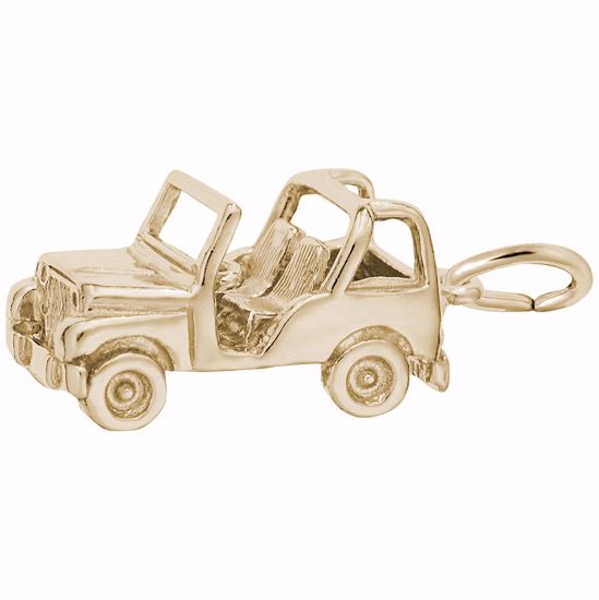 Picture of Off Road Vehicle Charm Pendant - 14K Gold