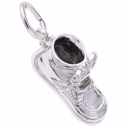Picture of Baby Shoe Charm Pendant - Sterling Silver