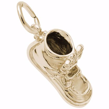 Picture of Baby Shoe Charm Pendant - 14K Gold