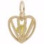 Picture of 11 Heart Birthstone Nov Charm Pendant - 14K Gold